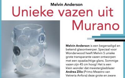 Melvin Anderson: Unique vases from Murano