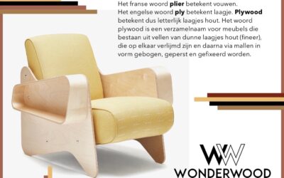 Icons of lounge chairs in plywood